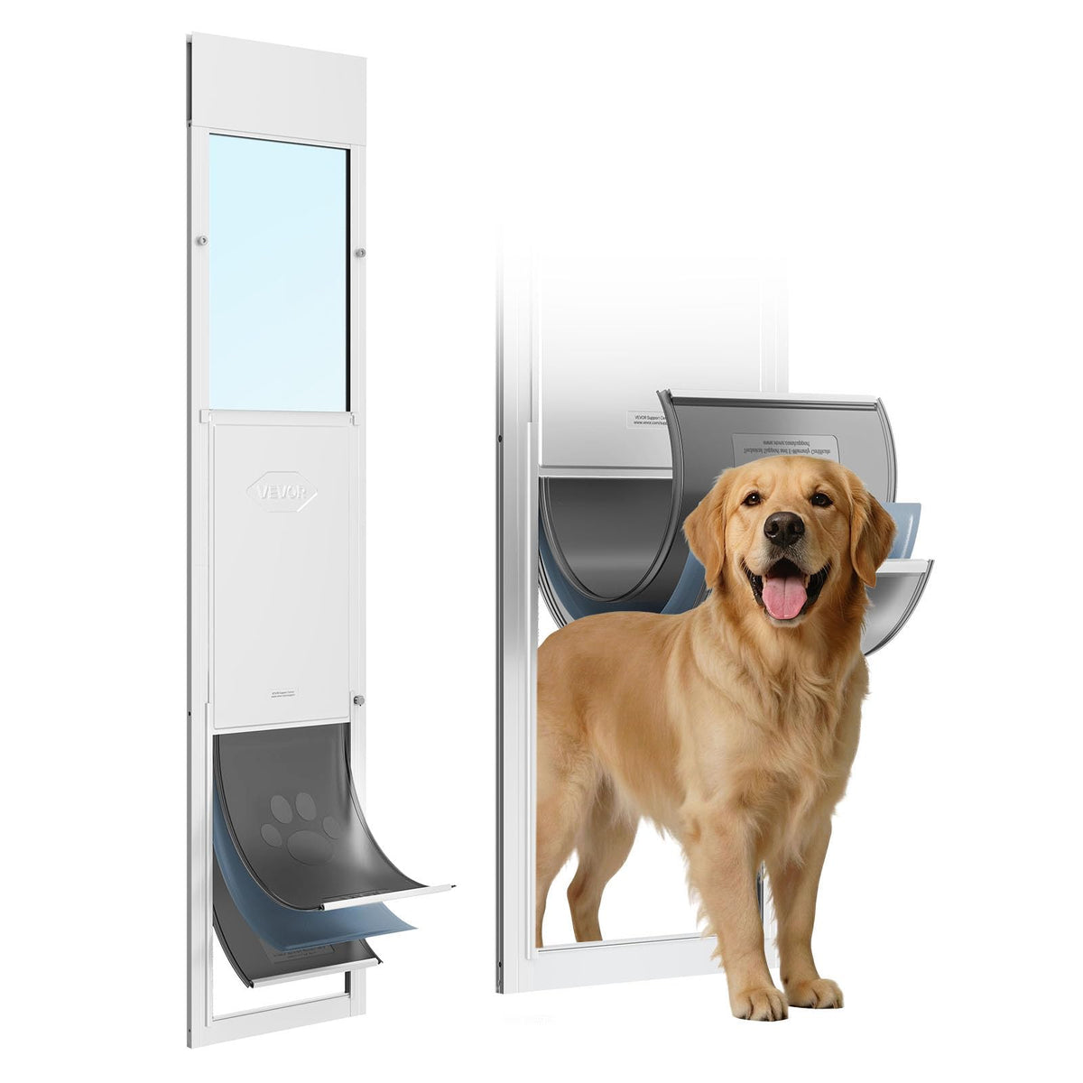Sliding Glass Dog Door with Aluminum Alloy Frame M87732