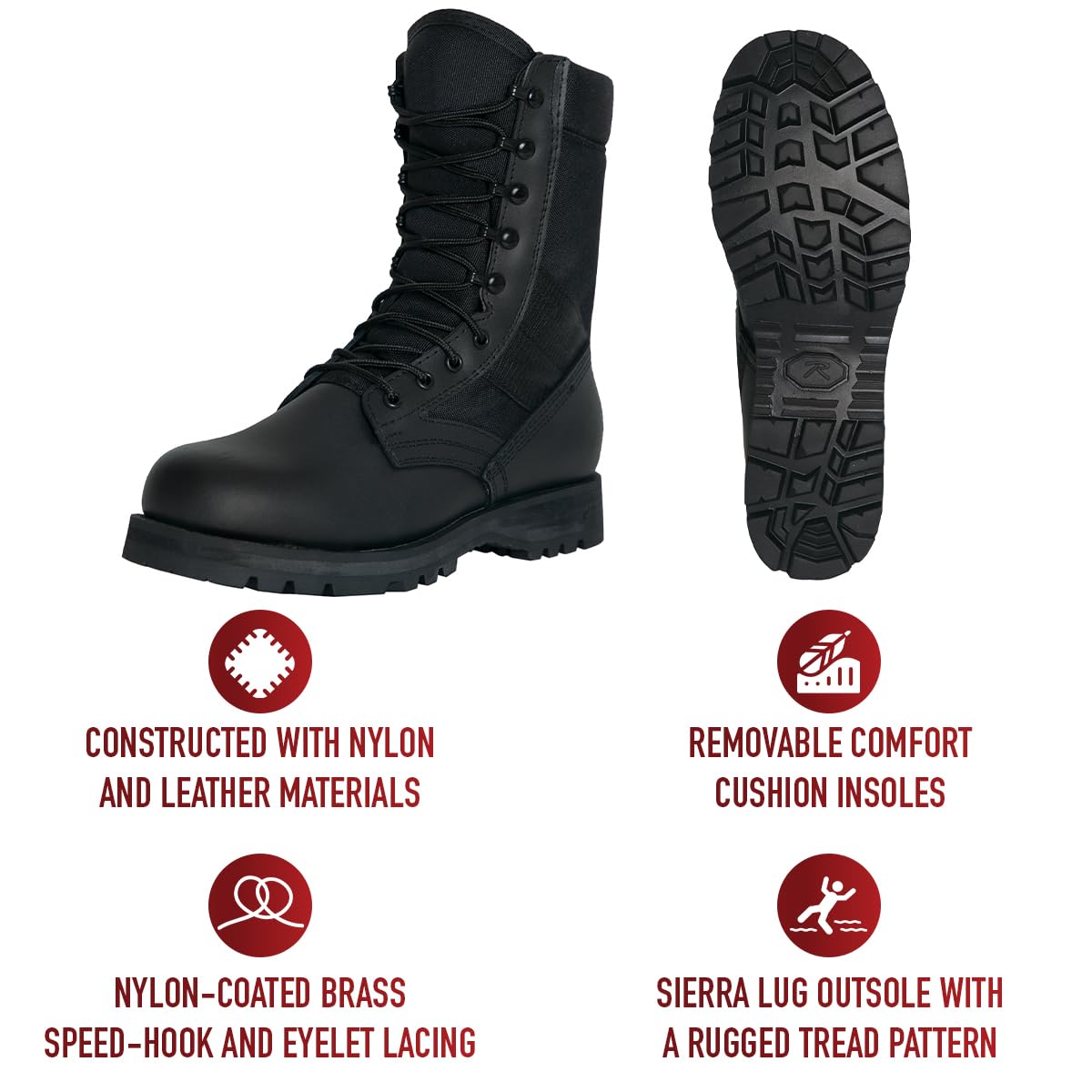 8 Inch Tactical Boots J10090