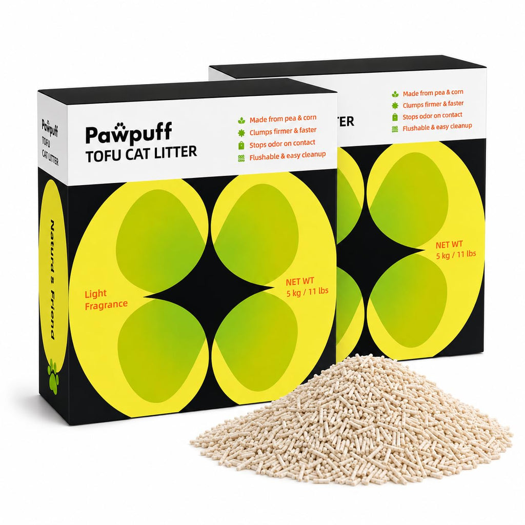 Tofu Cat Litter Low Dust Fast Clumping Flushable 2-Pack 22 lb X730