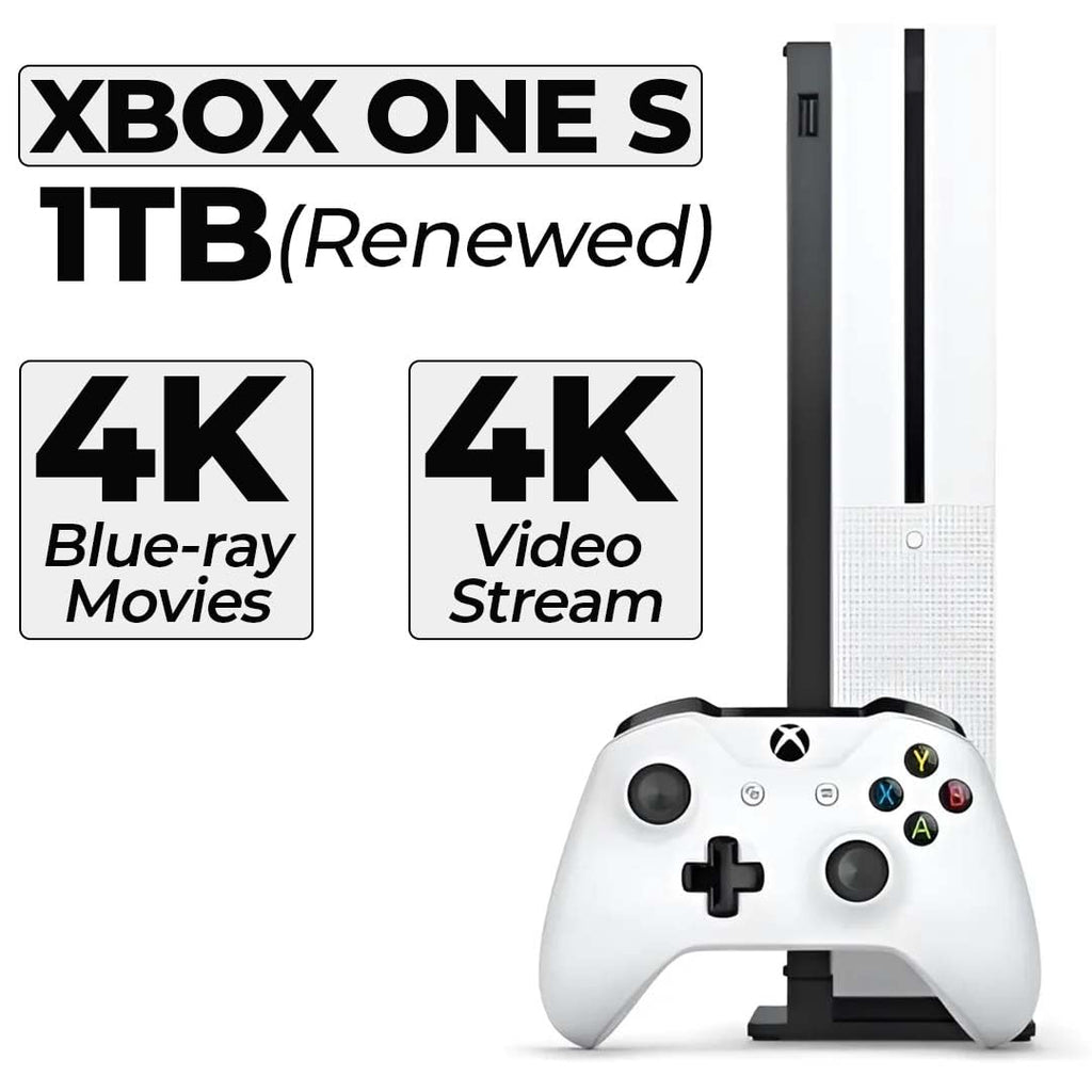 White 1TB All-Digital Console Bundle with Wireless Controller L847237