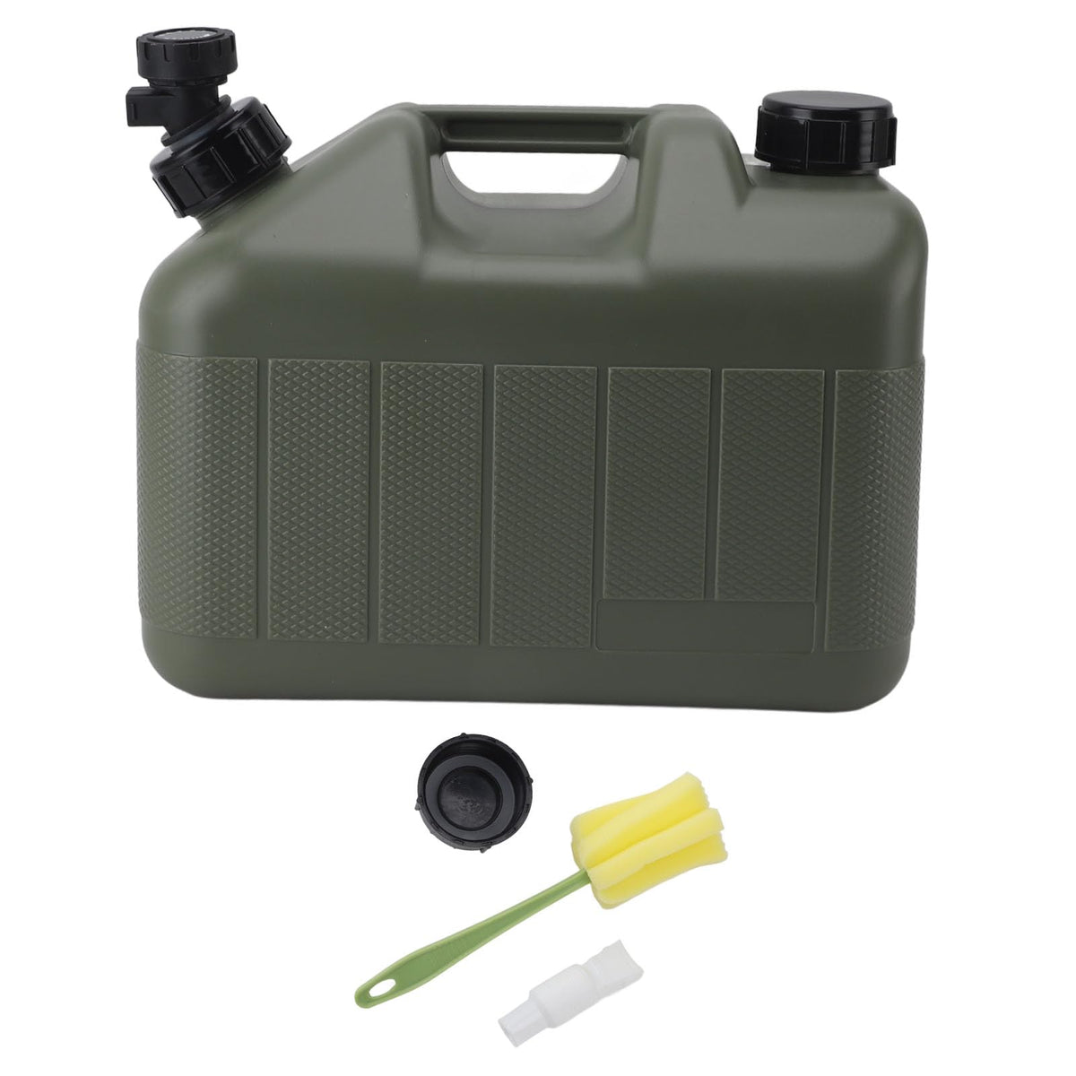 10L Green Camping Water Container with Faucet Y6443