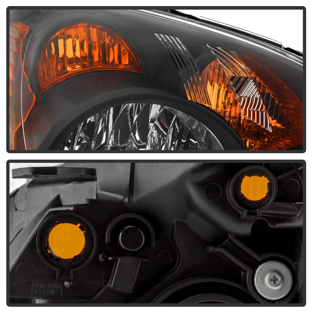 Black Headlights Replacement Pair Set Y825935