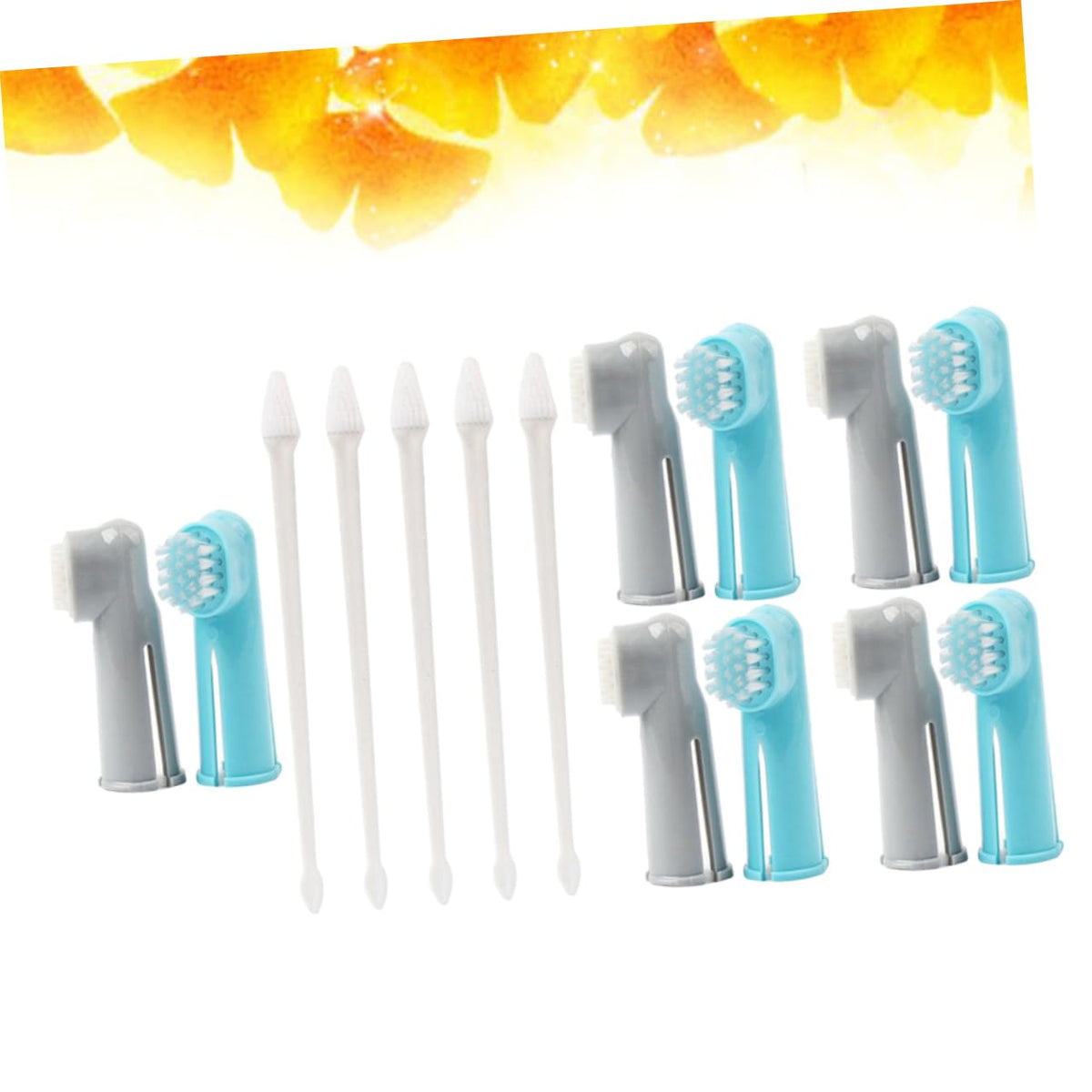 ABS 15 Pcs Set Pet Toothbrush Kit H6788
