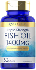Omega 3 Fish Oil 1400 mg 60 Softgels T22944