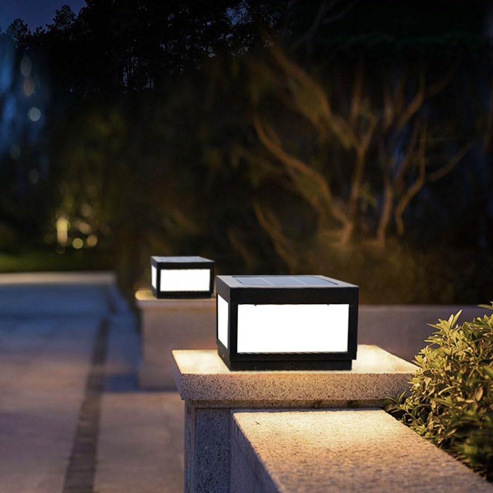 Solar Powered Waterproof Outdoor Post Lights Warm White J308
