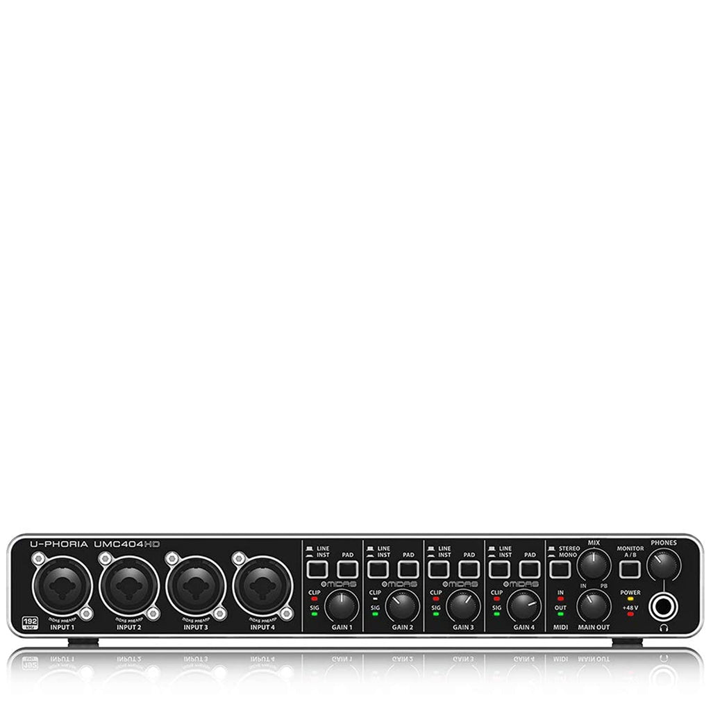 4x4 USB Audio/MIDI Interface with Mic Preamplifiers P765