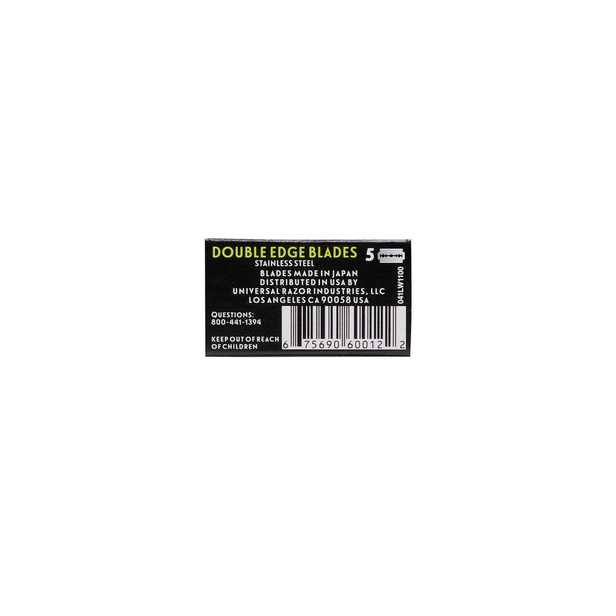 Double Edge Safety Razor Blades, 5 Count N467