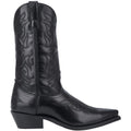Black Mid Calf Pull On Boots F364236