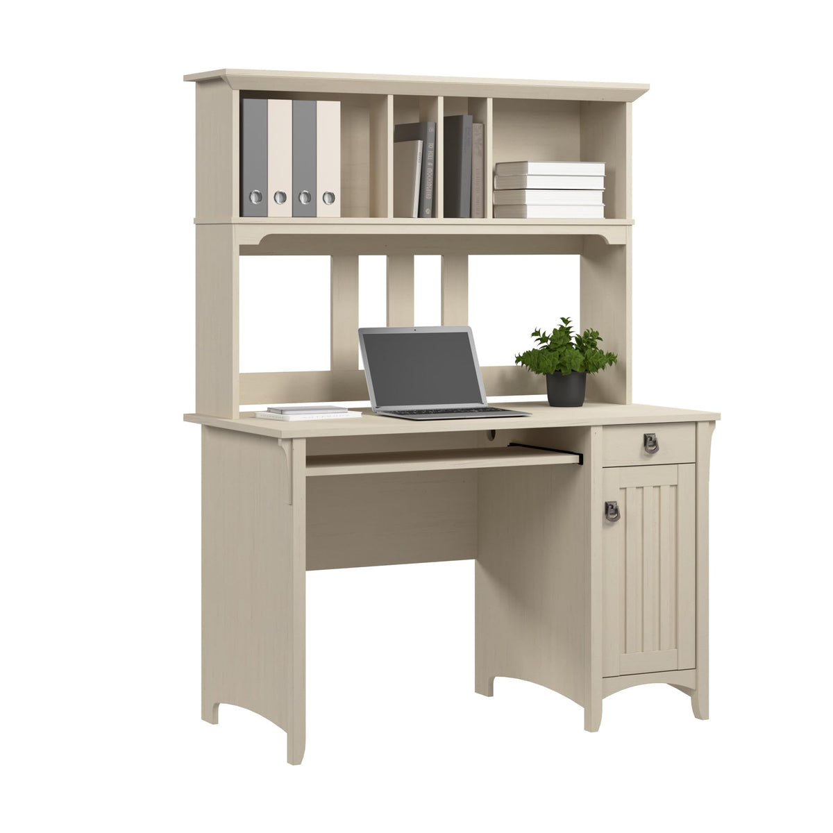 Small Computer Desk with Hutch W569