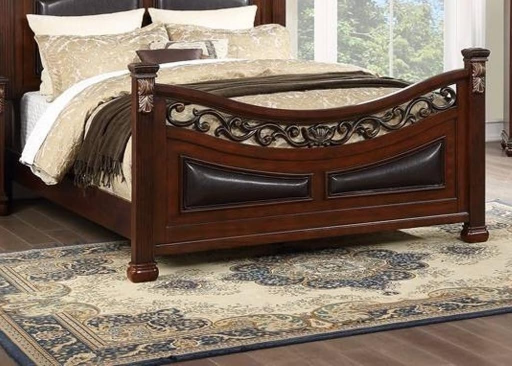 California King Size Padded Headboard and Footboard G384