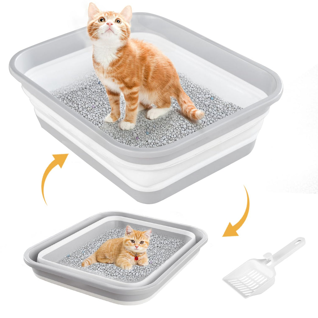 Collapsible Open Cat Litter Box D810