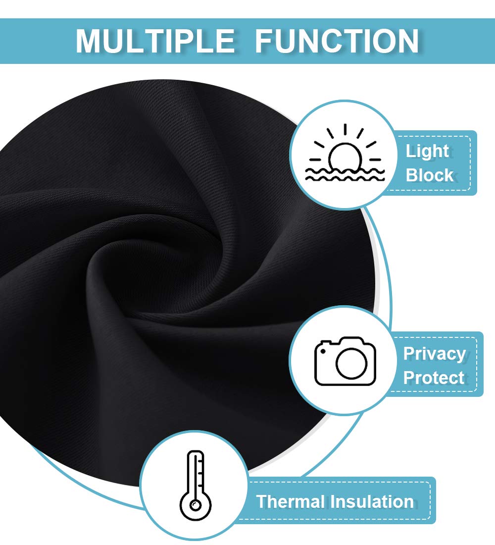 Blackout French Door Curtains Y2100
