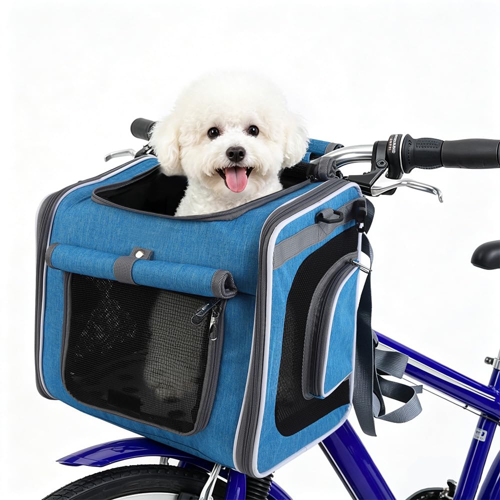 Expandable Foldable Dog Bike Basket Carrier K6818