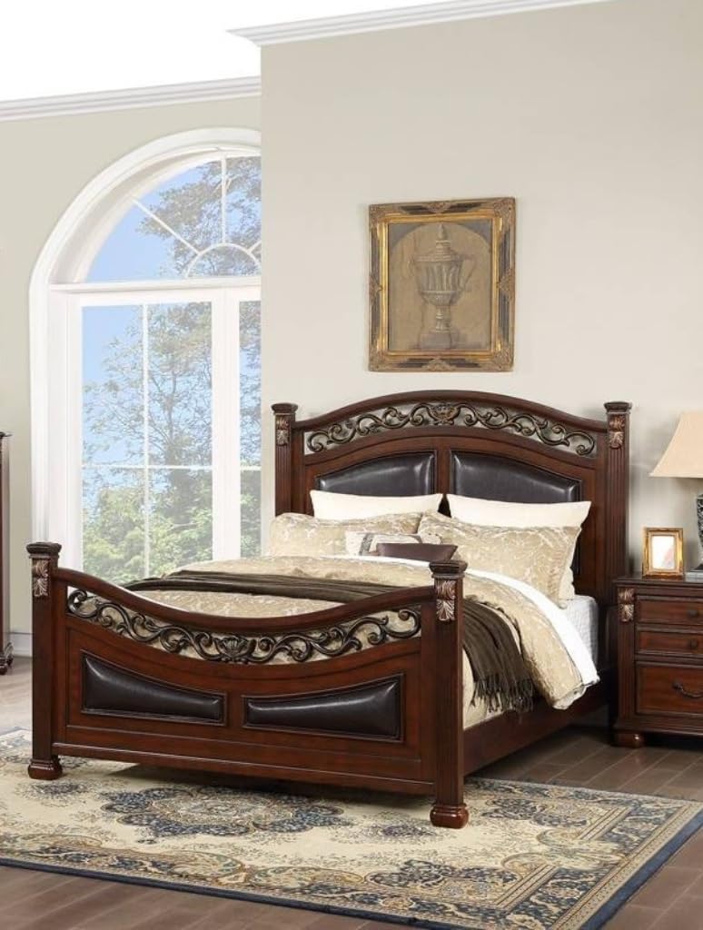 California King Size Padded Headboard and Footboard G384