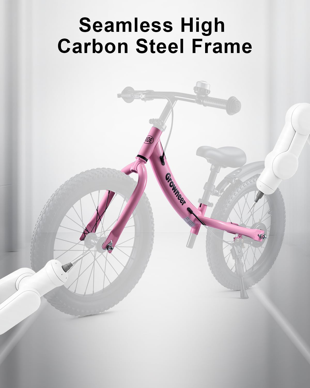 16" Pink Kids Balance Bike H6873