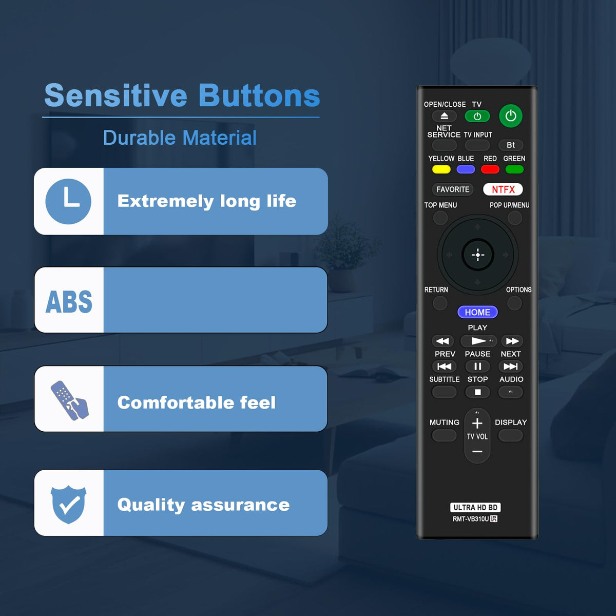 Replacement DVD Player Remote E322515