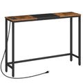 Narrow Console Table with Power Outlets W456078