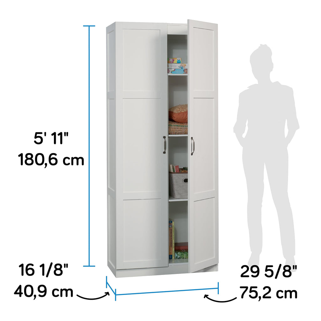 White Storage Cabinet N825