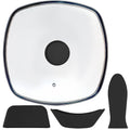 10.5" Vented Square Glass Lid M43905