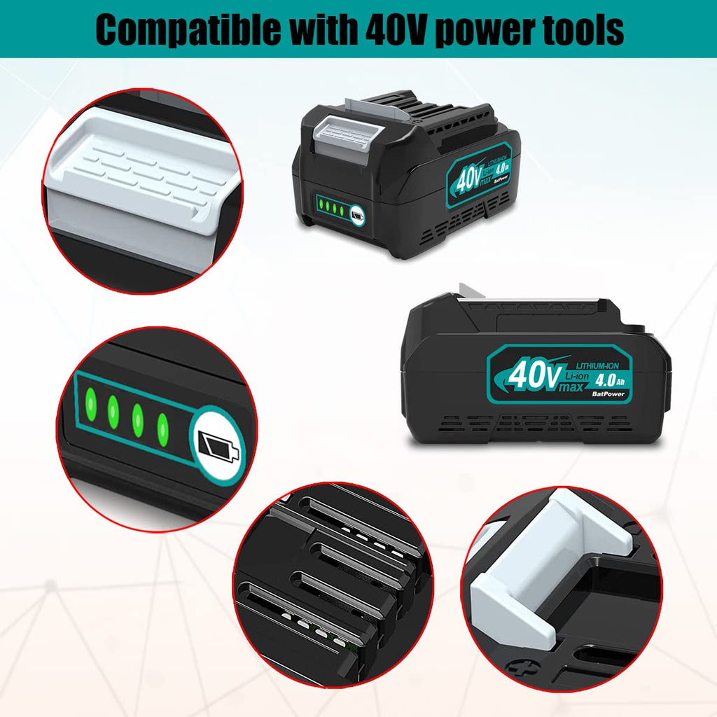 40V Lithium-Ion Battery Pack 2-Pack E5136