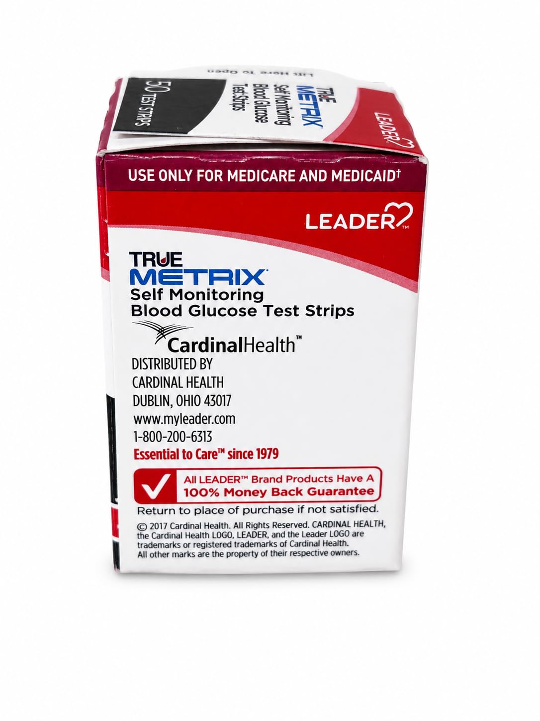 Blood Glucose Test Strips, 50 Strips L936