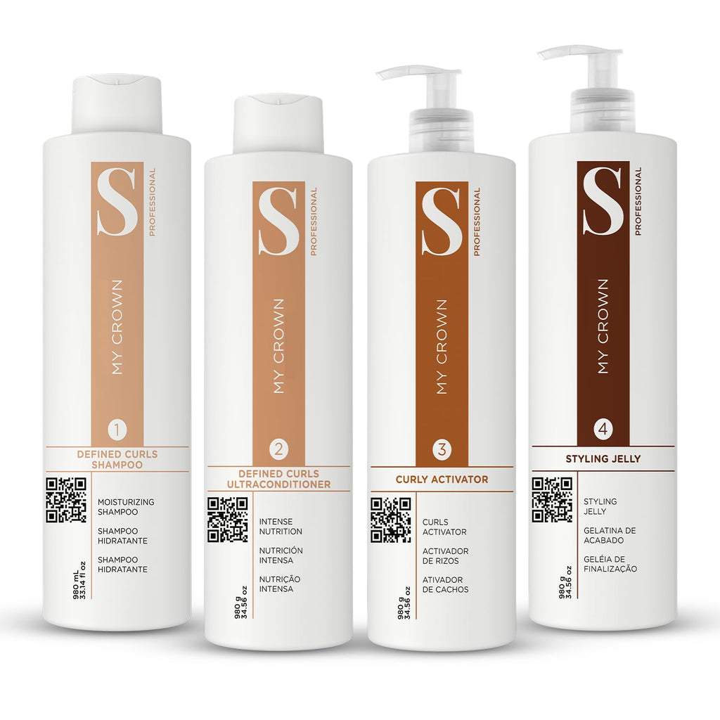 Curly Hair Kit, 4 Steps, 4x34.5oz I998911