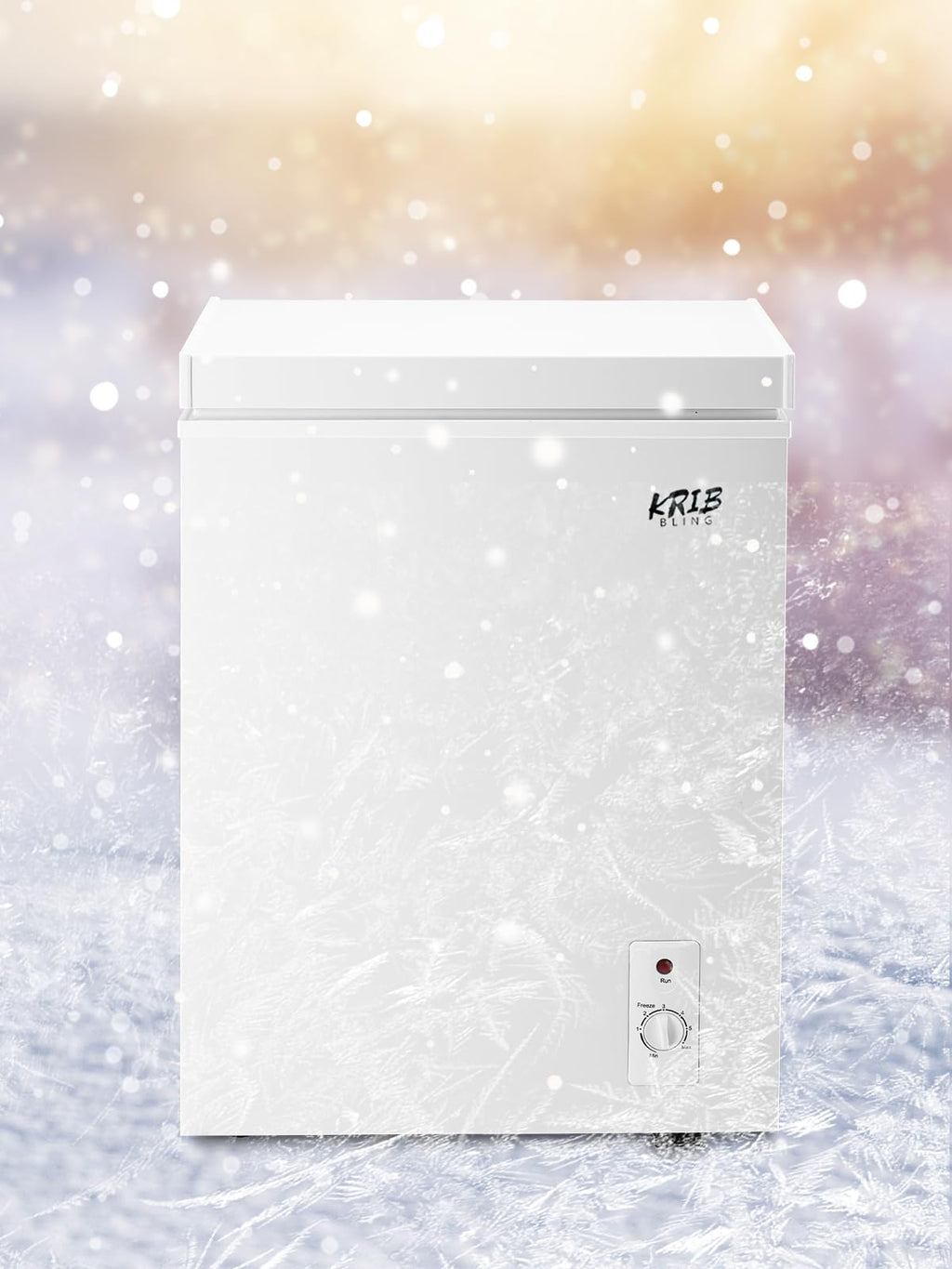 3.5 Cu.Ft Chest Freezer with Removable Basket, White L6357