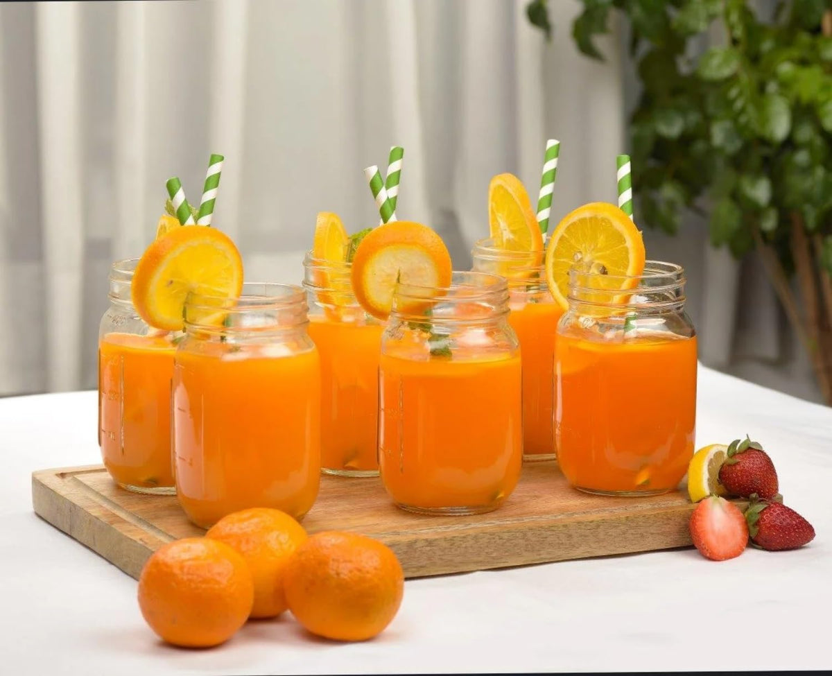 16 oz Regular Mouth Glass Mason Jars 12pk N82050