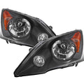 Black Halogen Headlights Pair H865