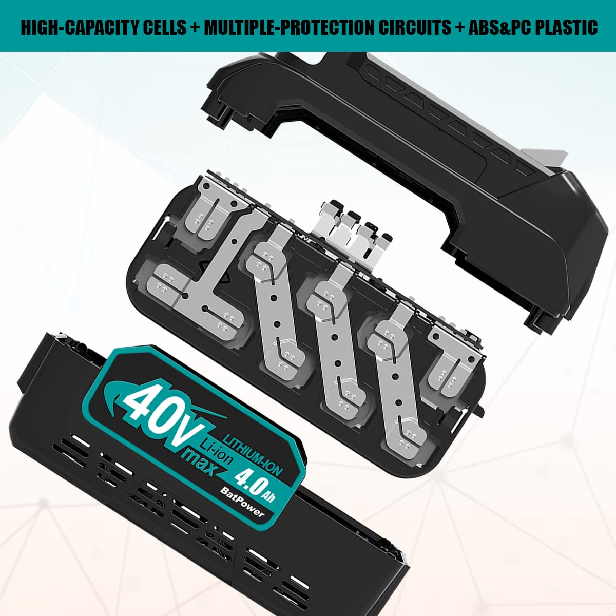40V Lithium-Ion Battery Pack 2-Pack E5136