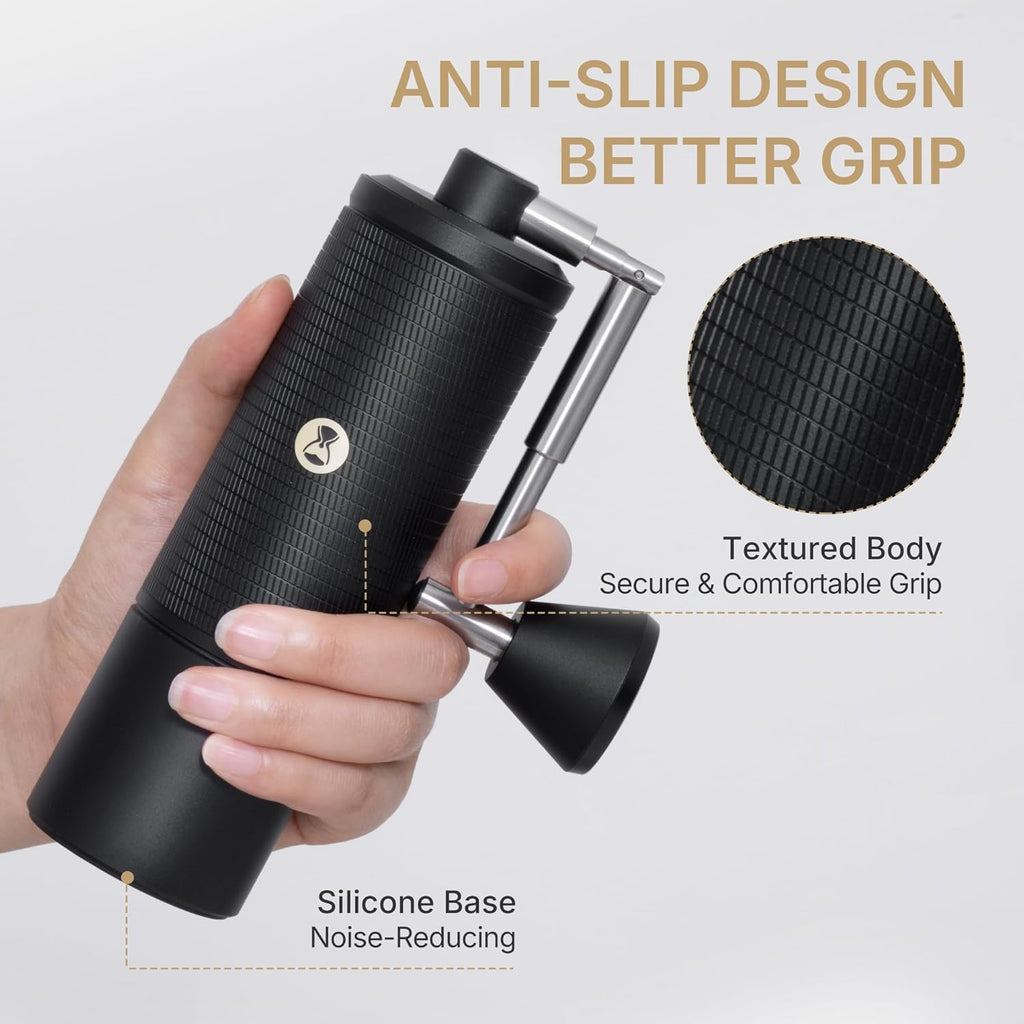 Manual Coffee Grinder with Conical Burr Portable Hand Coffee Grinder E82523