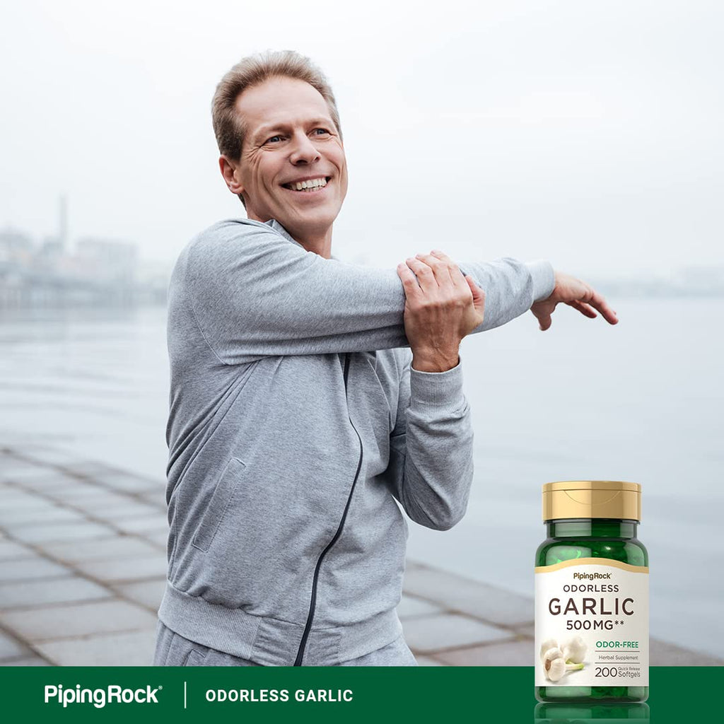 Odorless Garlic Supplement 200 Softgels A518810
