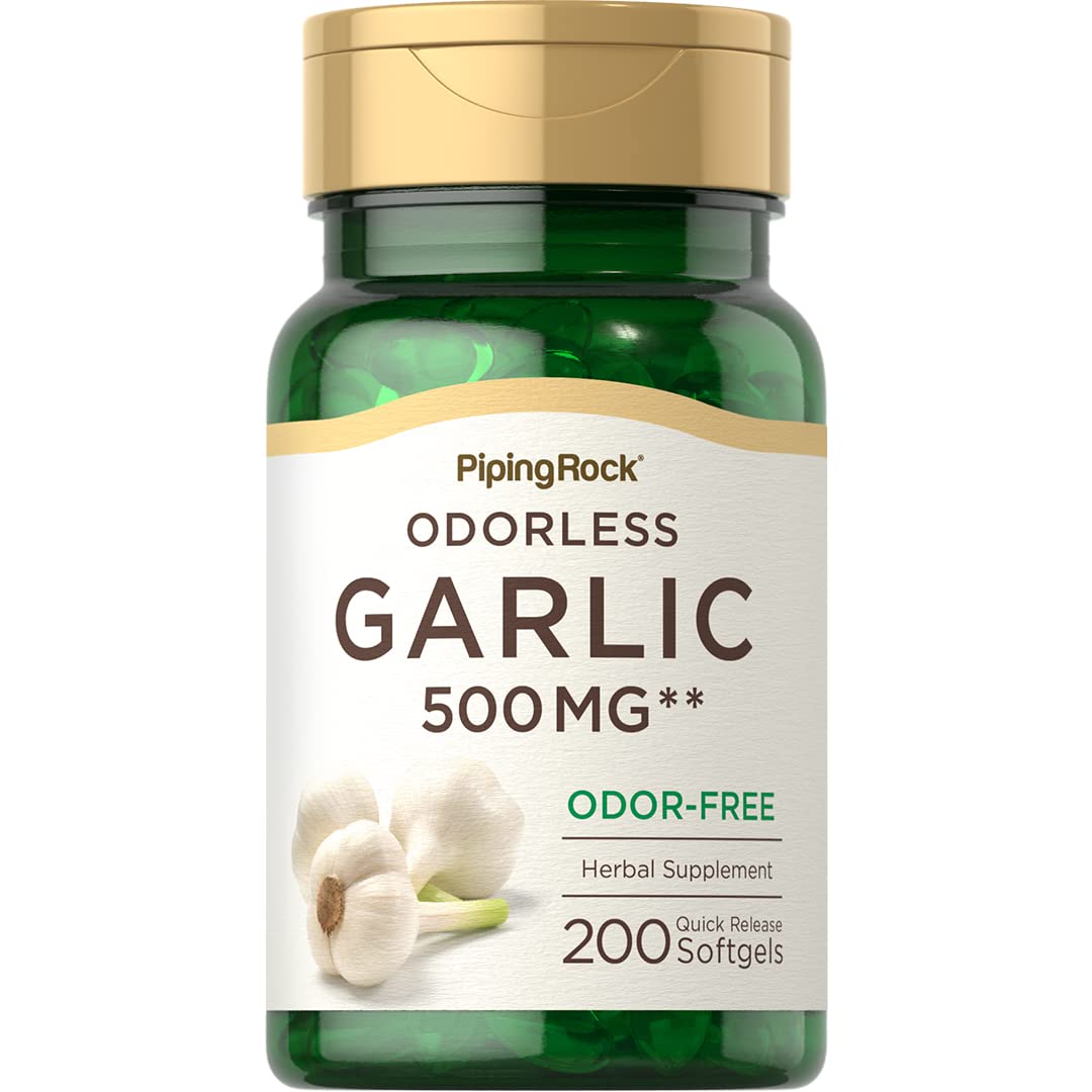 Odorless Garlic Supplement 200 Softgels A518810