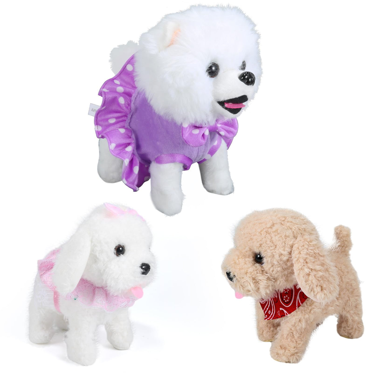 Interactive Walking Plush Puppy Toy S41956