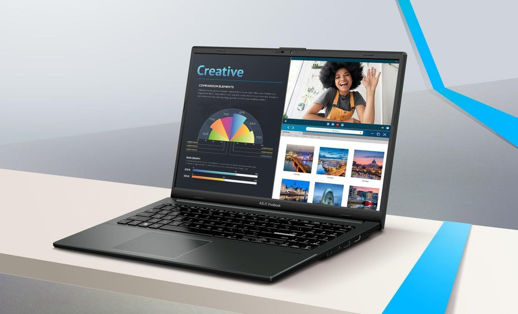 15.6" FHD Laptop Intel i3 8GB RAM 128GB Storage Windows 11 Black W931
