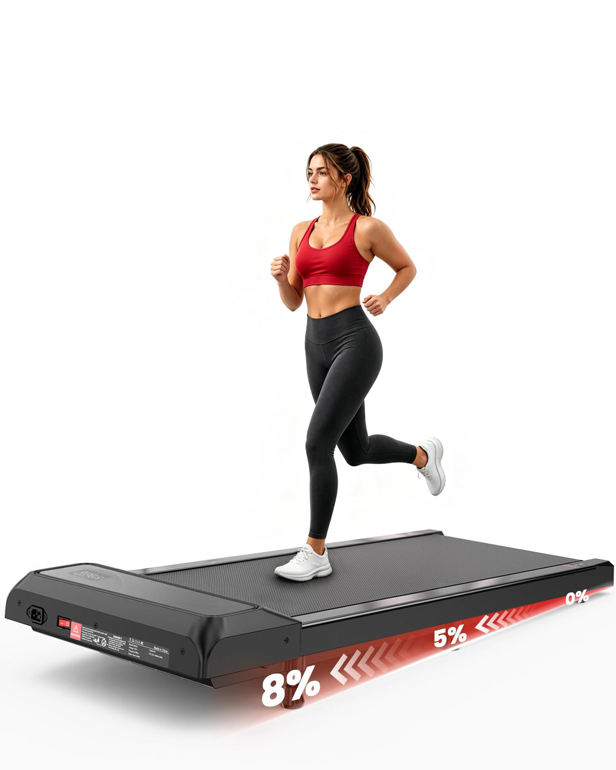 Under Desk Treadmill with 8% Incline L4858