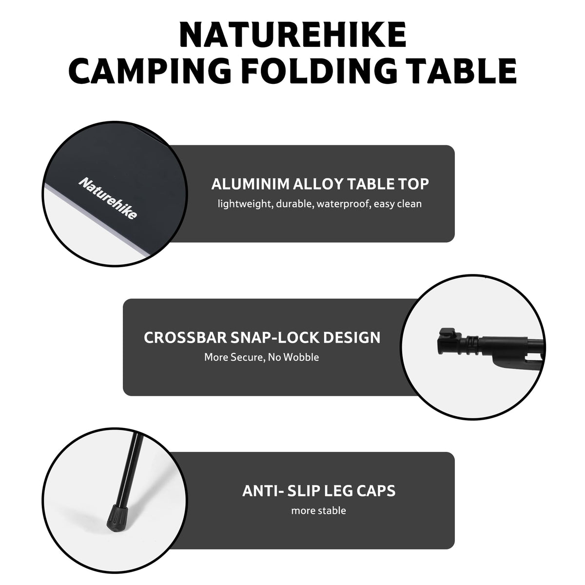 Portable Lightweight Folding Camping Table C509446