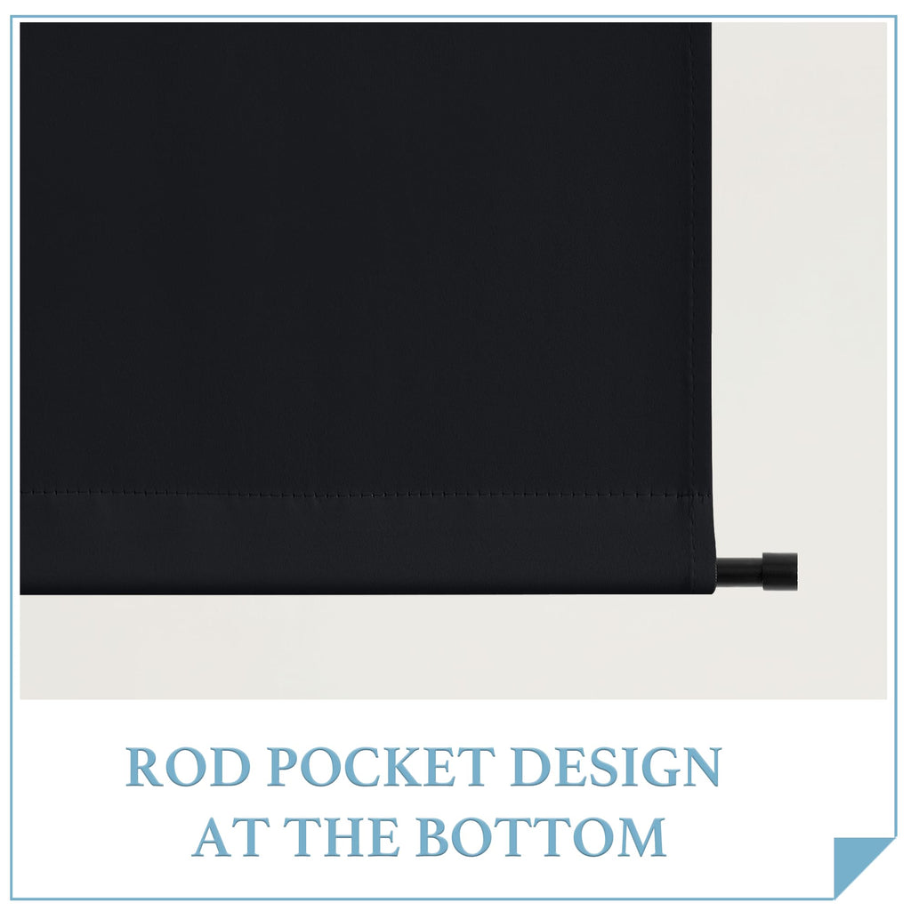 Blackout French Door Curtains Y2100