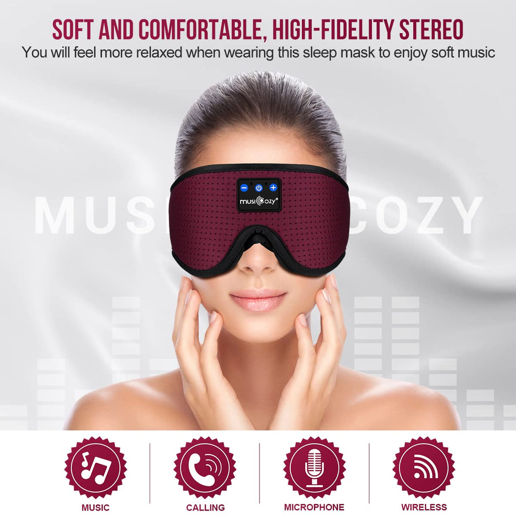 3D Bluetooth Sleep Headphones Headband C3304