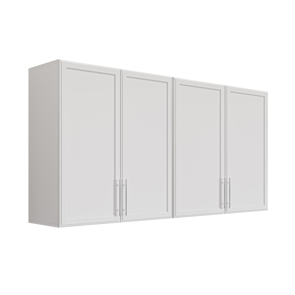 White Wall Cabinet with Adjustable Shelf V7796