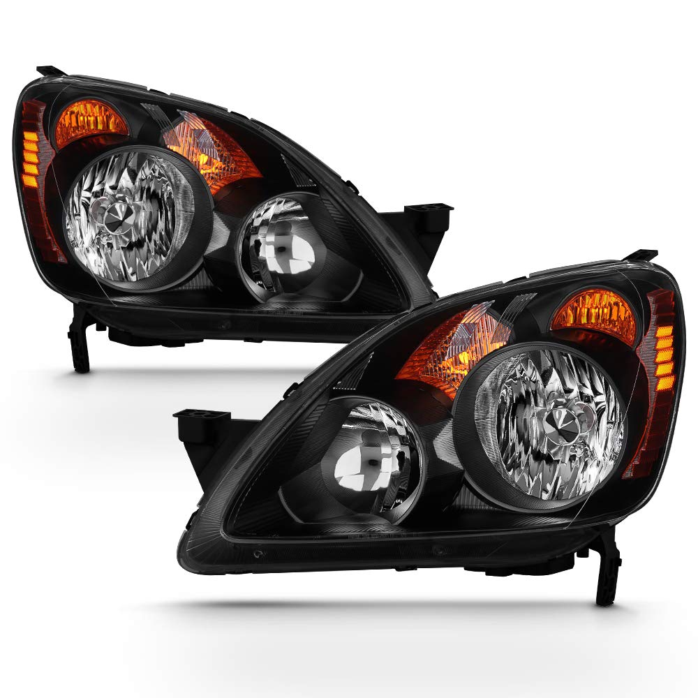 Black Headlights Replacement Pair Set Y825935