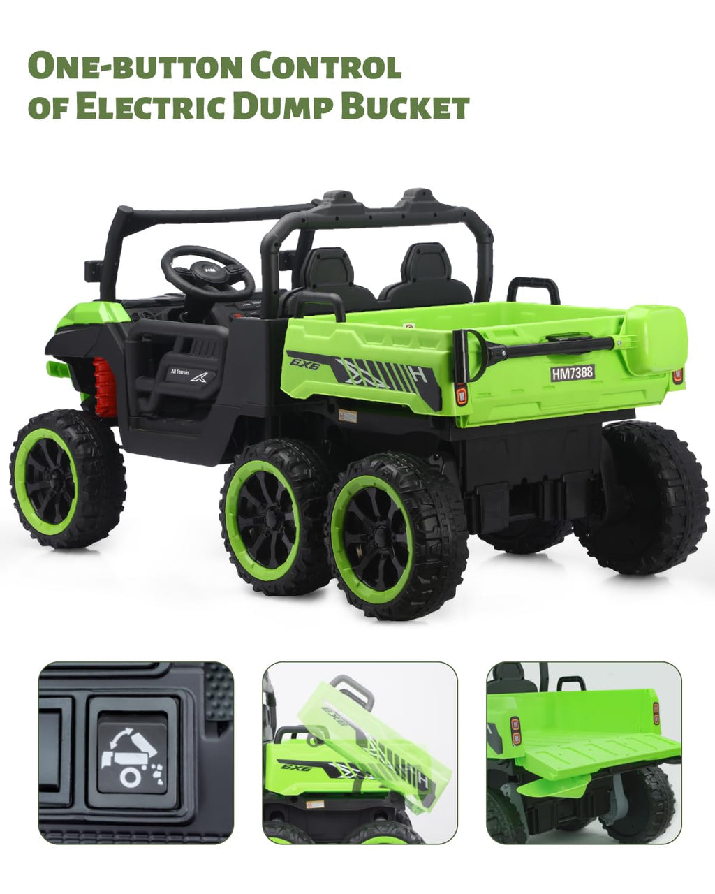 24V 2 Seater Ride on Dump Truck L926613