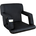 20.5"/25" Wide Padded Stadium Seat with Back Support P7322
