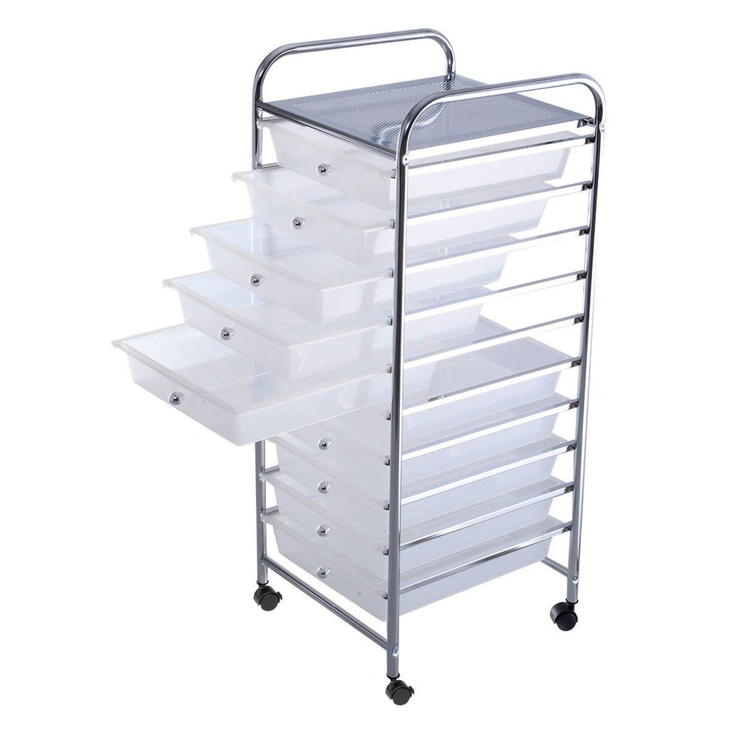 10 Drawer Rolling Storage Cart K87824