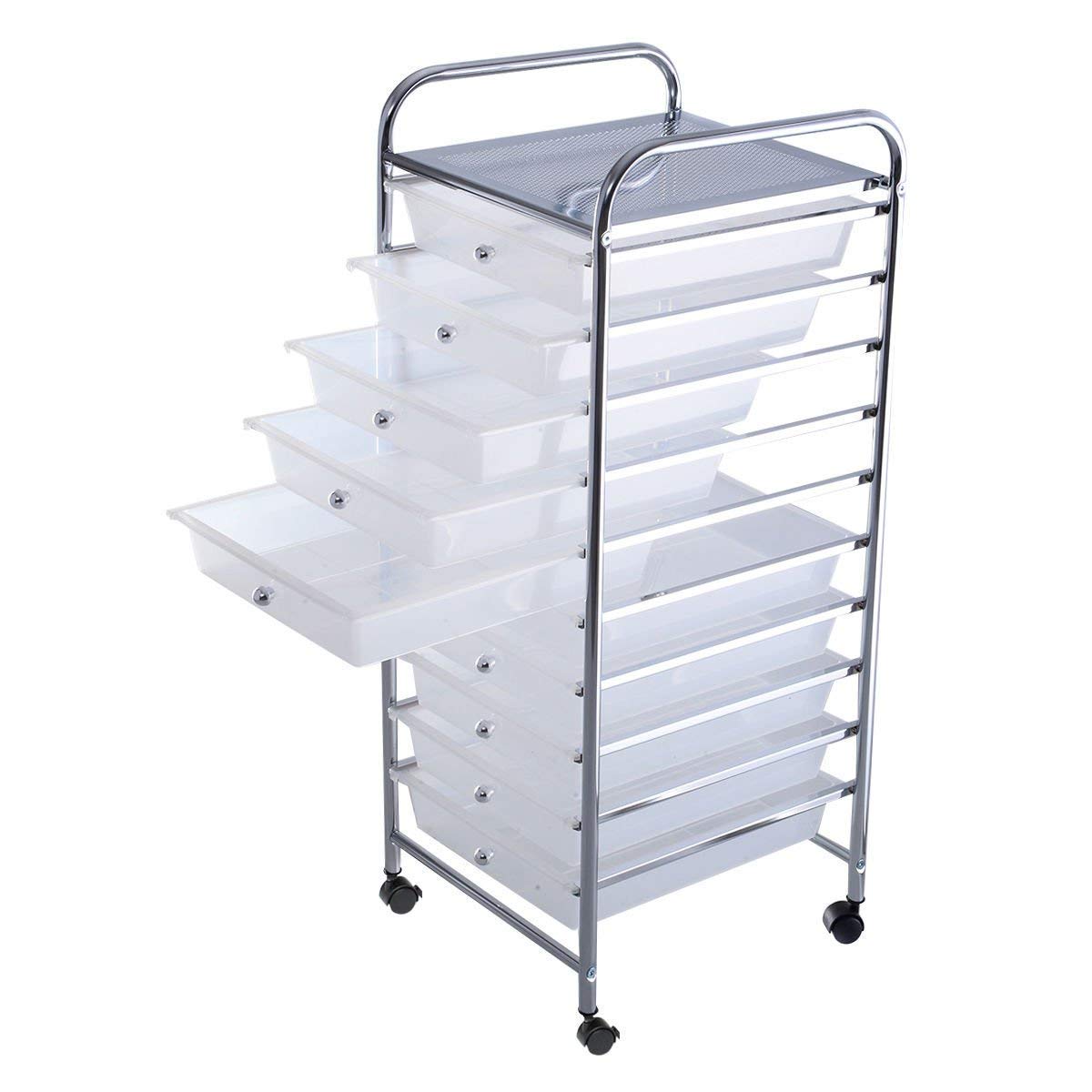 10 Drawer Rolling Storage Cart K87824