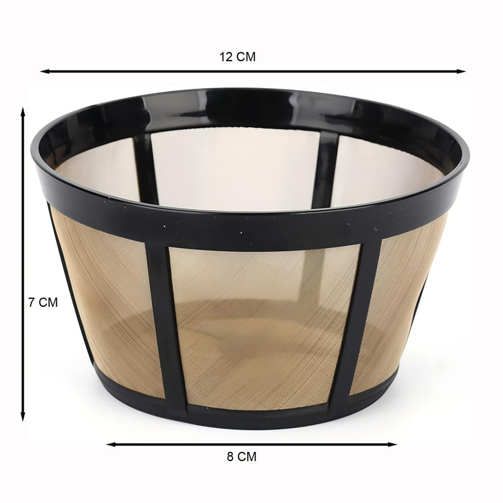 Reusable Stainless Steel Mesh Coffee Filter 2 Pack L14893