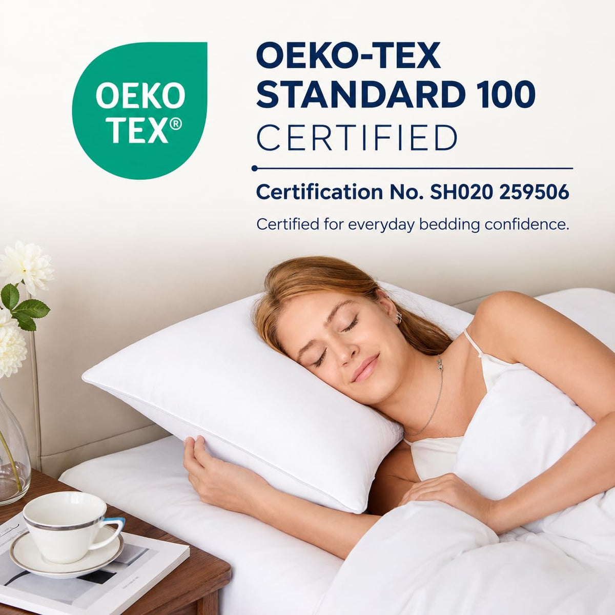 King Size Set of 2 Bed Pillows H712327