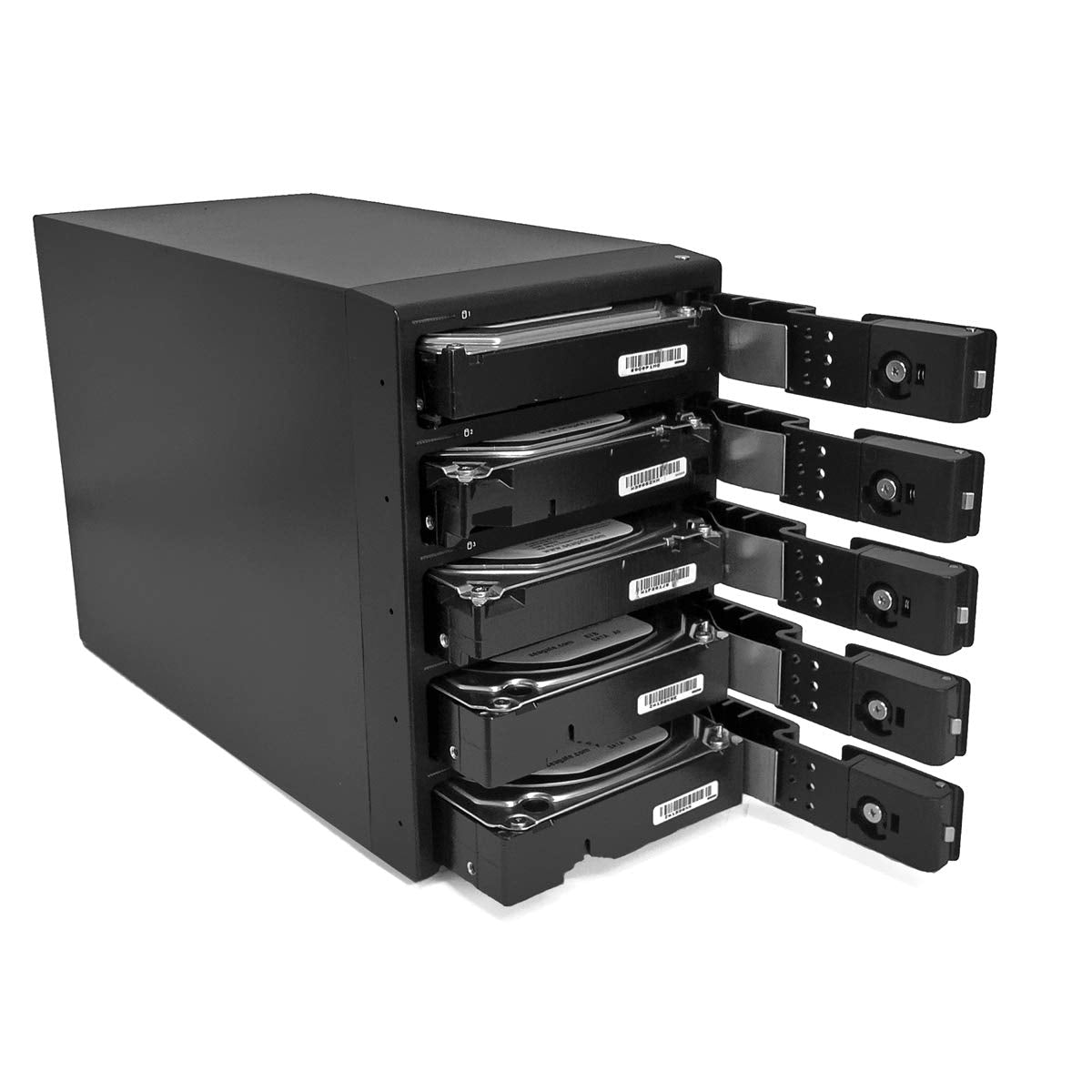 Black 5-Bay Raid Hard Drive Enclosure H8658