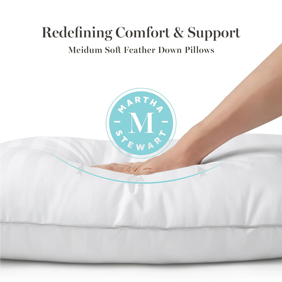 King Size Set of 2 Bed Pillows J396