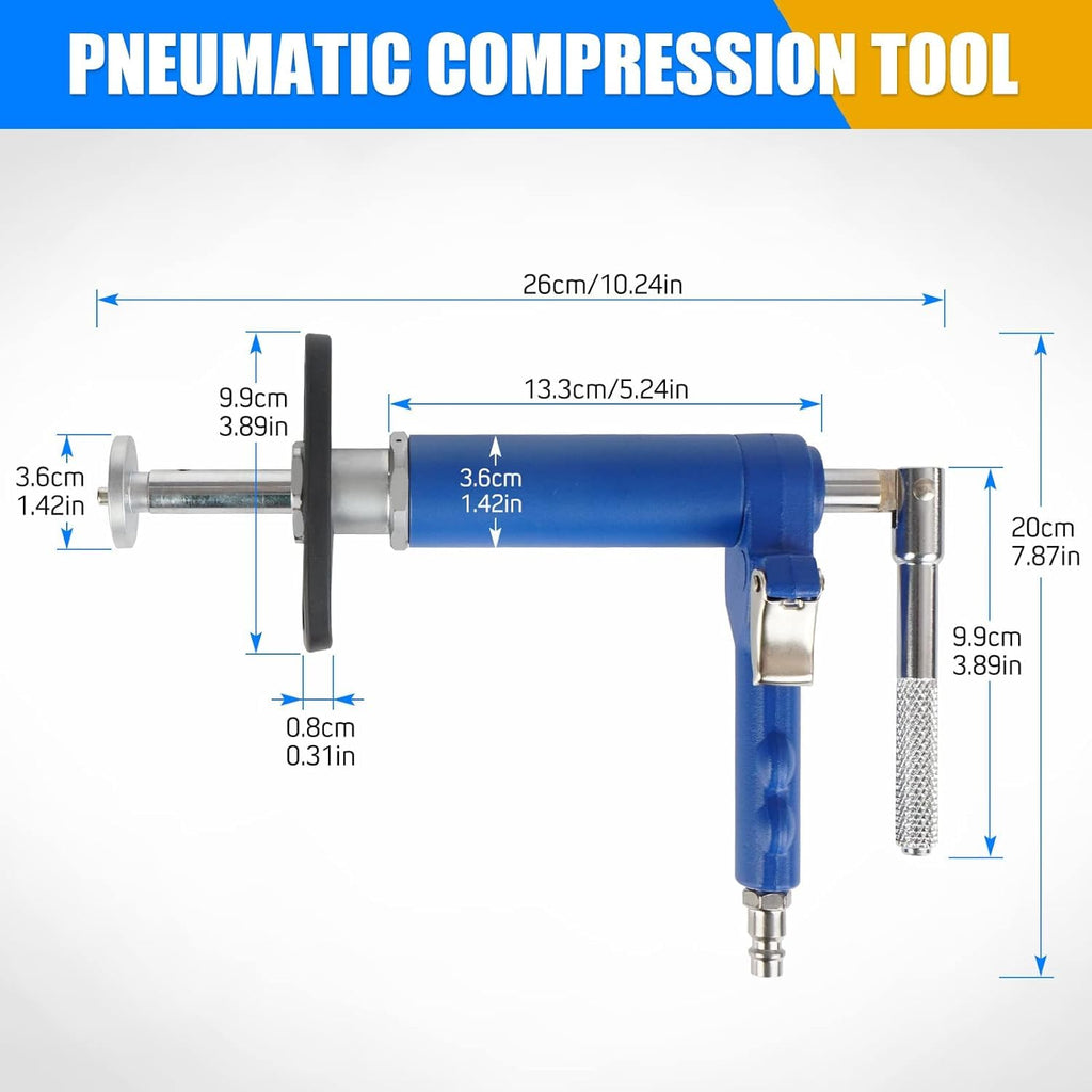 Pneumatic Brake Caliper Compression Tool Kit with 22 Adapters S253777
